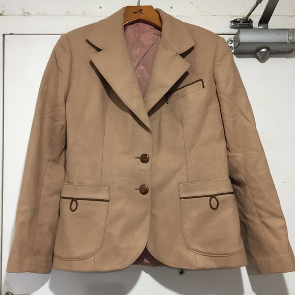 VINTAGE LIGHTWEIGHT WOOL JACKETS SIZE S - Picture 4 of 6